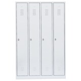 thumbnail of 4er Spind Garderobenschrank Kleiderspind 1800 x 1170 x 500 mm Weiß 510147