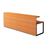 thumbnail of Balcão Evolution II com estrutura metálica e tampo em cerejeira Officeplan