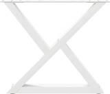 thumbnail of Helloshop26 - Set mit 2 verstellbaren Couchtischbeinen modernes Design 60 x 42–43,3 cm weißer Stahl 02_0056995