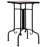 thumbnail of Mosaik-Beistelltisch Terrakotta und Weiß Keramik