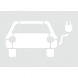 thumbnail of Dreifke® Bodenschablone - Parkplatz für Elektrofahrzeuge, PVC, 645x1200 mm