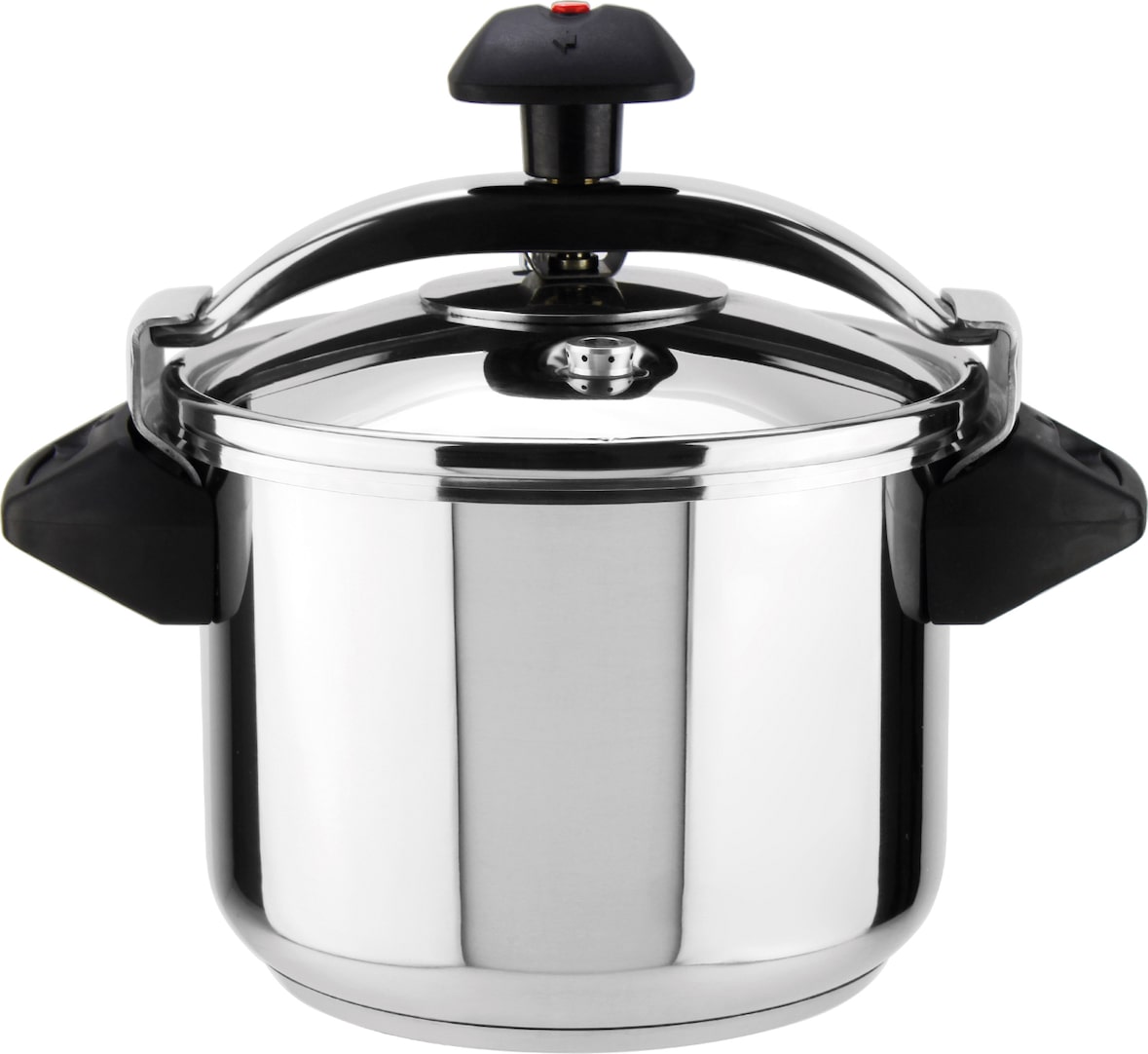 Magefesa Inoxtar - Olla Express Tradicional de 8L, Acero Inoxidable 18/10, Inducción, Cocina Sana, Pomo Rotatorio, Fondo Termo-Difusor de 5 Capas