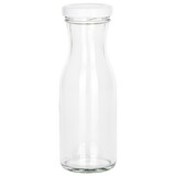 thumbnail of 6er Set Weithalsflasche Karaffe 150 ml + To 43 Deckel weiß