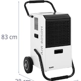thumbnail of MSW - MSW Déshumidificateur Professionnel 50 l / 24 h 90 m² 628 m³/h 7 L avec poignée Séchoir de chantier Absorbeur d'humidité