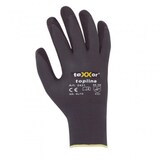 thumbnail of teXXor® topline Nylon-Strickhandschuhe „NITRIL BESCHICHTET“, grau/ schwarz - Größe 11 (XXL)