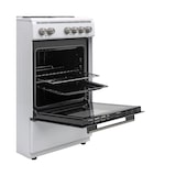 thumbnail of Daewoo F5EH01WL1DE Vrijstaande kookplaat met 4 kookplaten incl.1 flash kookplaat /55L/3 verwarmingsstanden / Gemakkelijk schoon te maken email / Wit