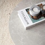 thumbnail of Couchtisch 60x60x33 cm Sandfarben Sofatisch in Stein-Optik Modern, Design Wohnzimmertisch Rund, Loungetisch Beige, Kaffeetisch Beistelltisch