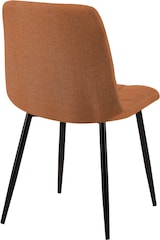 thumbnail of CLP 4er Set Esszimmerstühle Tilde Stoff HBT: 84x45x55 cm orange Stoff