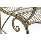 thumbnail of DanDiBo Gartenbank Metall Wetterfest Patina Grün 110 cm 2 Sitzer Sitzbank JC150014 Parkbank Eisen Garten