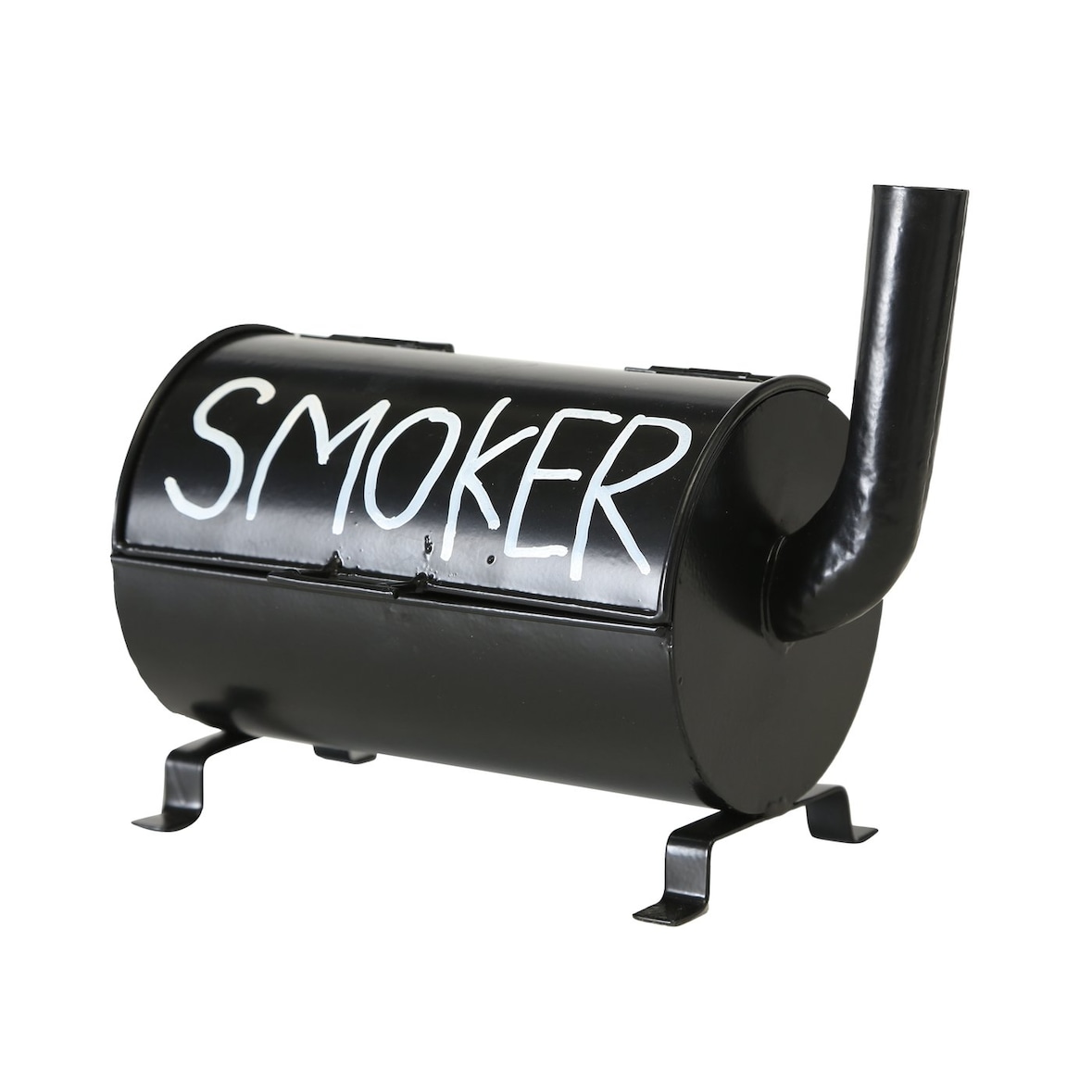 Sturmaschenbecher Smoker Eisen schwarz L 20 cm