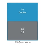 thumbnail of Bac Gastronorme inox GN 2/1 | Vogue -profondeur 20 mm