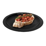 thumbnail of MONOUSO - Wiederverwendbare Robuste Teller PP Flach Schwarz "Round" Ø18,5cm (600 Stück)