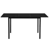 thumbnail of Table à manger extensible rectangulaire en MDF bois noir