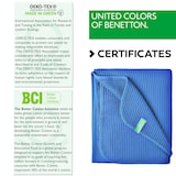 thumbnail of Benetton - Coperta 140x190 cm 200 g/mq 100% cotone blu
