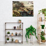 thumbnail of Relaxdays Blumenregal, 4 Ablagen, Blumen- & Pflanzentöpfe, Metall & Kunststoff, HxBxT: 106x91x28 cm, Kräuterregal, braun