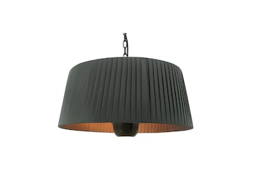 Sirmione Riscaldatore elettrico pensile per terrazze esterne 1800W Nero. Ideale per la ristorazione e l'ospitalità.