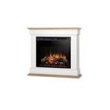thumbnail of LENOX – Freistehender elektrischer LED-Kamin – 28 Zoll – Mattweiß / Helle Eiche – 103 x 94 x 29