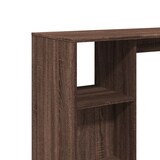 thumbnail of Table de bar avec étagère chêne marron bois d'ingénierie Modèle Boréal Prestige Pro