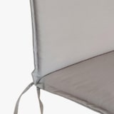 thumbnail of Pack 6 cojines para silla plegable, Asiento y Respaldo, Poliéster 180 gr, Color Gris, 92x42x4 cm