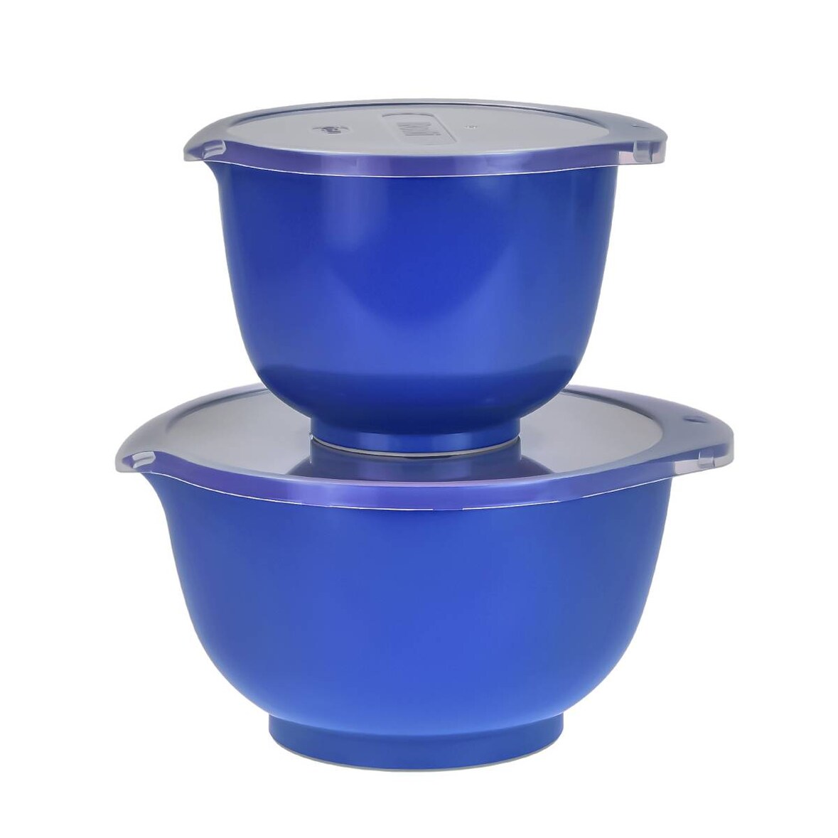 Rosti Rührschüssel Set 2tlg. mit Deckel "Margrethe" New blau (electric blue) 1,5+3,0L