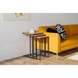 thumbnail of Skye Decor, Pino- PinoPUQ, Nussbaumfarbe,Schwarz, Couchtische, 60x40x40 cm, 100% Melaminbeschichtete Partikelplatte