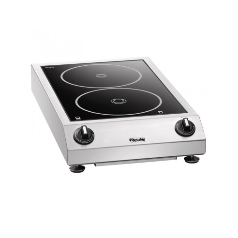 Inductiekookplaat | Elektrisch | ITH 35ZS-210 | 3.5kW | 2 Kookpitten | 340x590x110(h)mm