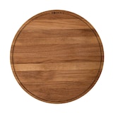 thumbnail of Pizzabrett Friends XL / Pizza Teller / Eichenholz / ⌀40cm / Pizza Blech Rund mit Praktischer Auffangrinne / Auch zum Frühstück, Mittag- und Abendessen