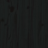 thumbnail of vidaXL Slaapbank uitschuifbaar massief grenenhout zwart 2x(75x190) cm