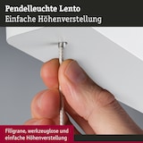 thumbnail of Paulmann LED Pendelleuchte Lento   2700K 1800lm 42W Weiß matt dimmbar 79901