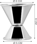 thumbnail of METRO Professional Jigger, jarra medidora de cócteles, acero inoxidable, 20 / 40 cl, plata