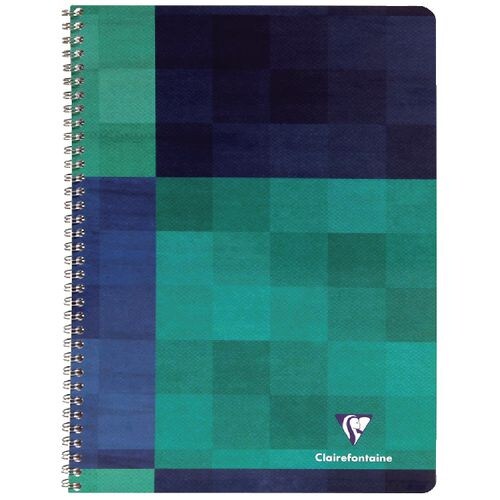 Lot de 10 Cahier Metric 17x22, 100p./50 feuilles 90 g/m² reliure intégrale, quadrillé 5x5