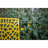 thumbnail of Set di 4 sedie Gruvyer in polipropilene di altissima qualità lucido color giallo brillante , impilabili . Marchio Grandsoleil. 52x51x81