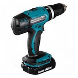 thumbnail of Trapano avvitatore percussione 18v 2 velocità 2 batterie litio 1,5ah rapido ergonomico con mandrino autoserrante e coppia 30nm per legno e metallo
