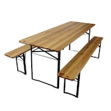 thumbnail of Set birreria tavolo con due panche 210x60xh78cm giardino pic nic sagre