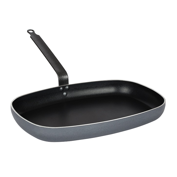 Matfer Bourgeat Fischbratpfanne ist rechteckig mit Antihaftbeschichtung bis 150°C