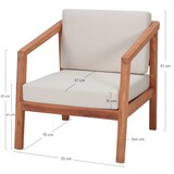 thumbnail of MISTERWILS Sillón De Madera Jason 74x80x68 80x74x68 Natural