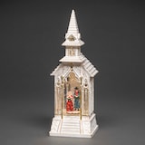 thumbnail of Konstsmide LED Wasserlaterne, "Kirche", weiß, wassergefüllt, 5h Timer, 1 warm weiße Diode, batteriebetrieben, Innen - 4366-200