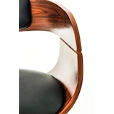 thumbnail of Lot de 2 tabourets de bar Kingstone similicuir Noyer / Noir