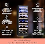 thumbnail of Klarstein Vinovilla Grande 165 Built-in Duo Onyx Weinkühlschrank 425 Ltr 165 Fl. Schwarz