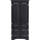 thumbnail of COSTWAY Mueble Auxiliar de Madera, Armario Lateral Multiusos para Salón, Baño, Cocina 59 x 32 x 123 cm (Negro)