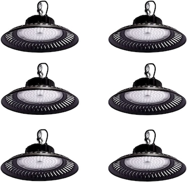 Pack 6x Campana LED UFO 200W 6000K  Serie ECO