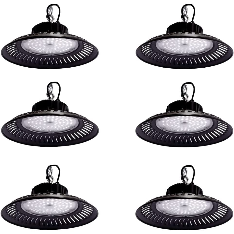 Pack 6x Campana LED UFO 200W 6000K  Serie ECO