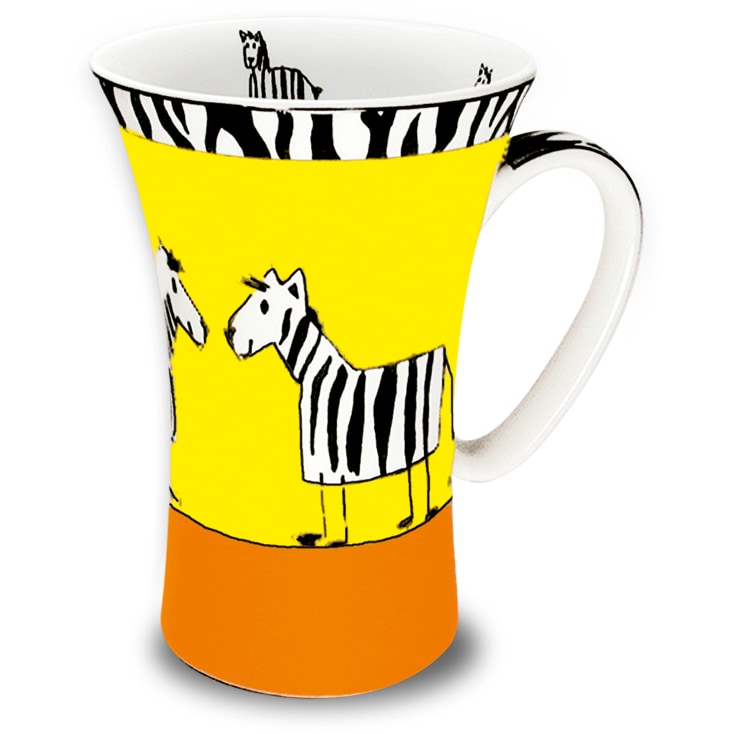 Könitz Porzellan Mega Mug, Tiergeschichten Zebra