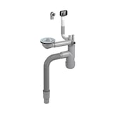 thumbnail of PREVEX Flexloc Siphon, platzsparend, universal, für die Küchenspüle | aus recyceltem Kunststoff und Edelstahl hergestellt