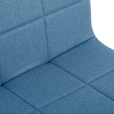 thumbnail of Chaise de salle à manger Ricky en tissu Bleu