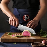 thumbnail of Hezhen - Japanisches ZDP-189 Damast-Pulverstahlsch Bunka-Kochmesser - X09 Serie