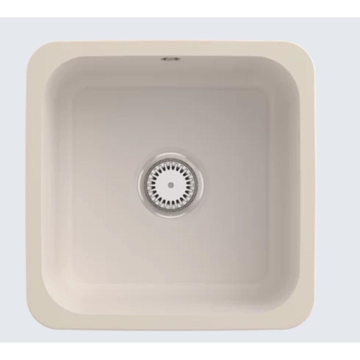 Villeroy&Boch Spülbecken, Küchenspüle Cisterna 50 Crema 445x445mm, Unterschrankbreite 50cm