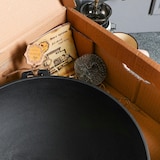 thumbnail of Schmortopf aus Gusseisen – 8 Liter – Kochen im Freien – Grillpfanne aus Gusseisen – Geschenk – Kochgeschirrset – PFAS-frei – Schwarz