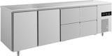 thumbnail of Gastro Kühltisch 2 Türen 4 Schubladen Umluftkühlung 2330x700x850mm -2/+8°C