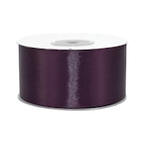 thumbnail of 38mm Satinband 25m Schleifenband Geschenkband Dekoband Stoffband Aubergine